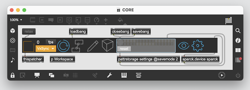 CORE overview in patcher