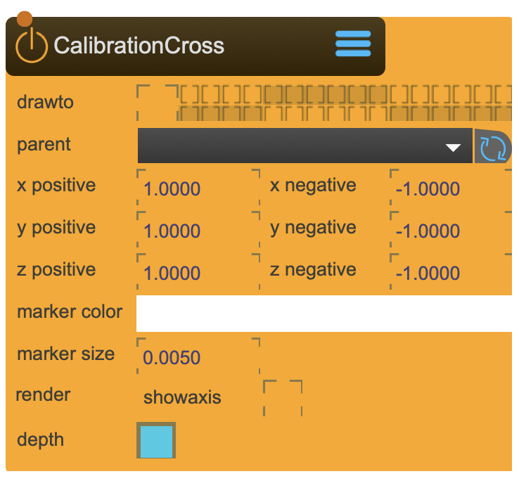 CalibrationCross Node
