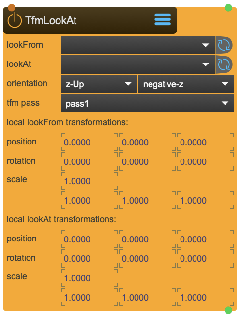 TfmLookAt Node