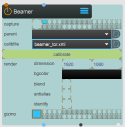 Beamer node